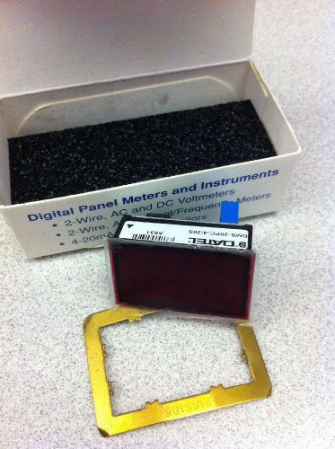 Datel DMS-20PC-4/20S 3.5 Digit Red LED Digital ProcessPanel Monitor - New In Box