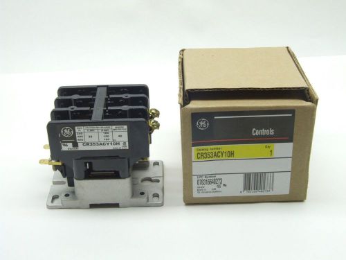 GE Magnetic Contactor CR353ACY10H   NEW!  Single phase or 3 phase 24V coil