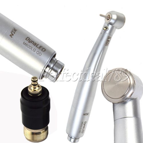 New nsk dynaled self power dental led handpieces 2h quick coupler swivel 3 spray for sale