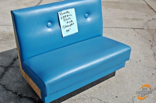Electric Blue Restaurant/Lounge Booth Seat