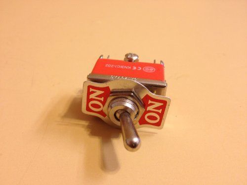 1 Dpdt On/on Toggle Switches 15a 1/2&#034;