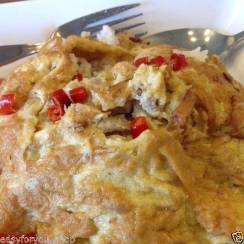 Thai Food Pork Omelette Recipe Cook Easy Thailand Dinner W/ Sent Choice Egg Rice