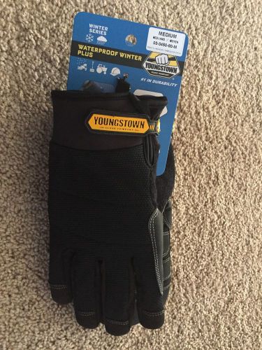 Youngstown Winter Plus Waterproof Gloves Black Size Medium