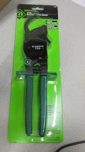Greenlee 759 Compact Ratchet Cable Cutter 1 1/8&#034; Max Diameter ESL