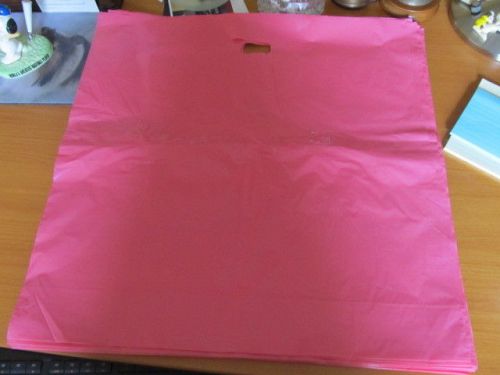 Glossy Jumbo hot pink shopping /merchandise bags 20x20x5  Lot 18