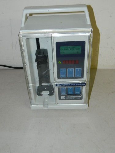 Abbott Lifecare 4100 PCA Plus II Infuser Syringe Infusion Pump -NO KEY INCLUDED*