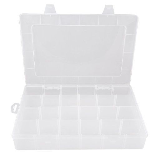 Amico plastic 24 compartments electronic components jewelry storage box case con for sale