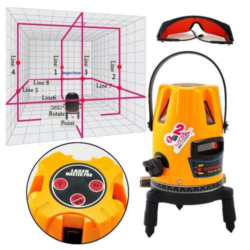 2015 New Professional Automatic Self Leveling 5 Line 1 Point 4V1H Laser Level CE