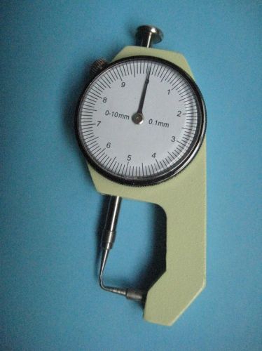Dental lab surgical dial caliper,dial thickness gauge with lock ,0.1mm,1-10mm for sale