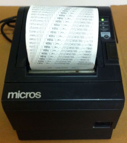 Micros TM-T88III M129C Epson Thermal Printer w/ Micros IDN &amp; PS-180 Power Supply
