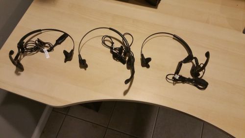 Lot of 3 Plantronics H171N DuoPro Noise Cancelling Headset