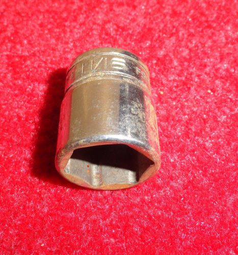 Snap on 11/16 inch 8 point socket 3/8&#034; drive #fs221 usa for sale