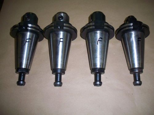 (4) LYNDEX CAT 50 END MILL TOOL HOLDERS