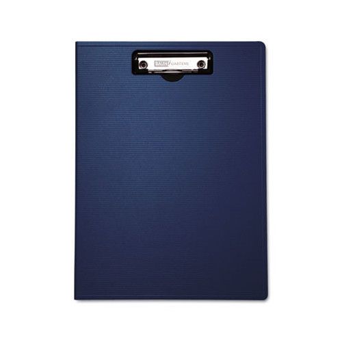 Baumgartens portfolio clipboard with low-profile clip 8.5&#034; x 11&#034; blue for sale