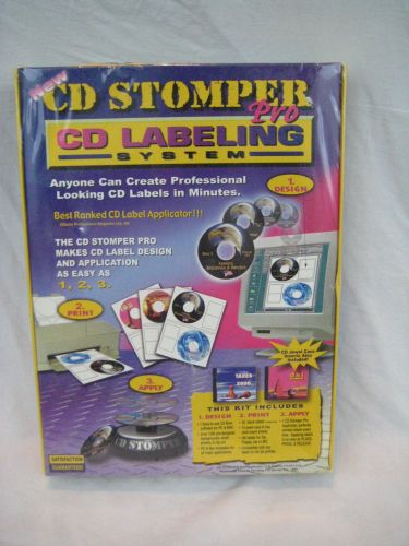 CD Stomper Pro CD Labeling System Brand New Unopened Sealed