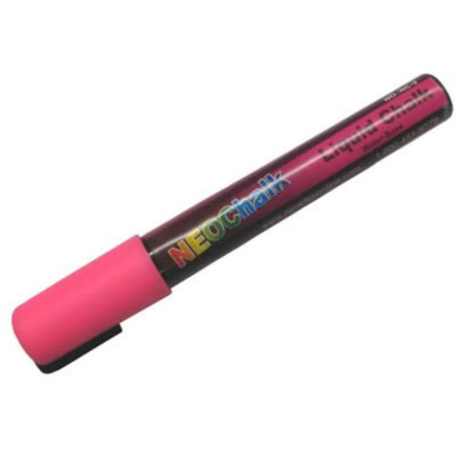 5 PACK Pink Neoplex Neochalk Liquid Chalk Marker Pen Felt Chisel Tip 5mm