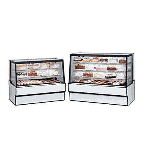 Federal sgr7748 bakery display case, refrigerated, tilt out sloped glass, 77&#034; lo for sale