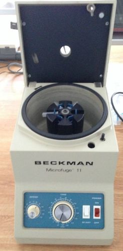 Beckman Microfuge 11, Laboratory Microcentrifuge with Rotor, Fully Operational