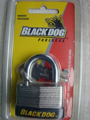 Black Dog Padlock Warded Lock 55102 2 Key LOCK