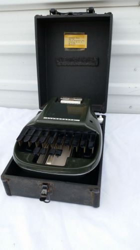 Vintage collectors Stenograph Machines Inc Reporter Model with original case
