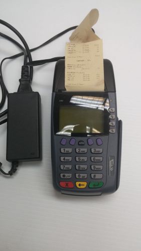 VERIFONE OMNI 3750 4MB Internet/IP/Dial-Up Credit Card Reader With Power Supply