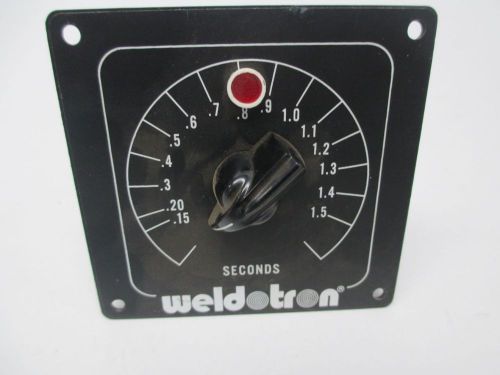NEW WELDOTRON 651491-C 0-1.60 SECOND TIMER 115V-AC D274957
