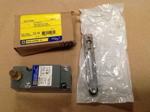Square d limit switch 9007c54b2 with lever arm 9007ha4 nib for sale