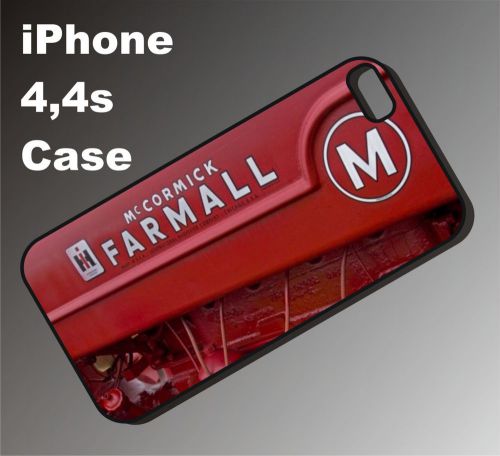 International Harvester Farmall CaseIH New Black Cover iPhone 4 4s Case