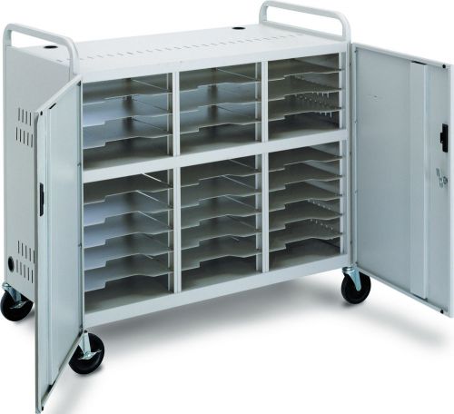 Da-Lite CT-LS30 30 Compartment Laptop Storage Cart w/ Wheels