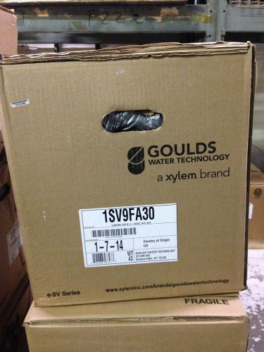 Goulds 1sv9fa30 9 stg esv stainless vertical water pump liquid end grundfos cr1 for sale