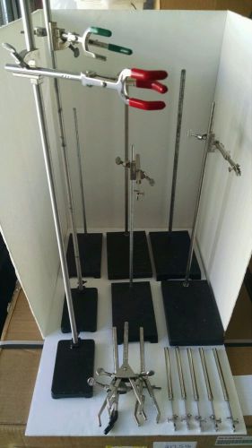 Lab stand/support and laboratory clamp for sale