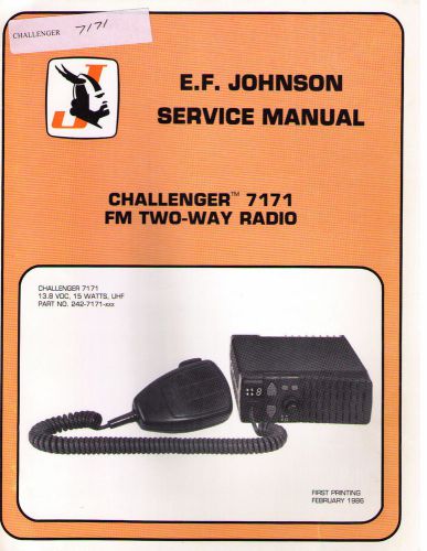 Johnson Service Manual CHALLENGER MOBILE 7171