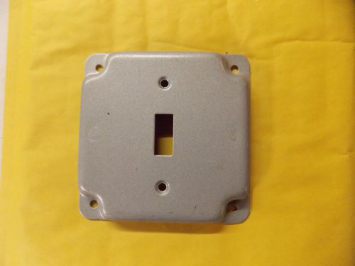 electrical 4&#034; square cover 1 toggel