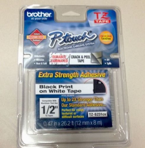 Brother P-Touch TZS231CS Tape 1/2&#034;