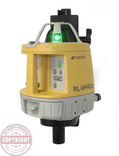 Topcon rl-vh4g2 green beam self-leveling rotary laser level, spectra, hilti for sale