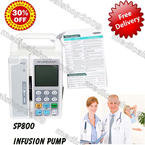 CE FDA SP800 Infusion Pump,Real-Time Alarm,2.7&#039;LCD,Accurate and Adjustable in FR