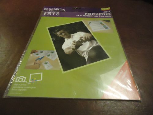 1 PACK OF 3 SELF SEALING SELF-LAMINATING POUCHES 8.5 X 11 INCH SHEETS