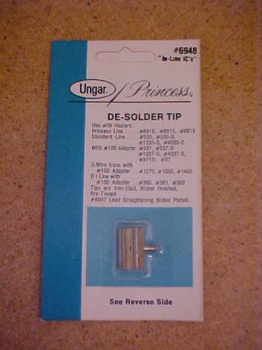 NEW - UNGAR 6948 DE-SOLDERING TIP - FOR REMOVAL OF IC CHIPS