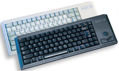 Cherry g84 4420 compact keyboard usb 83 keys light gray english us for sale