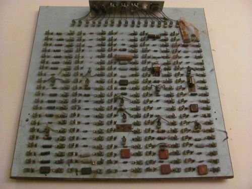 Vintage electronic resistor training board