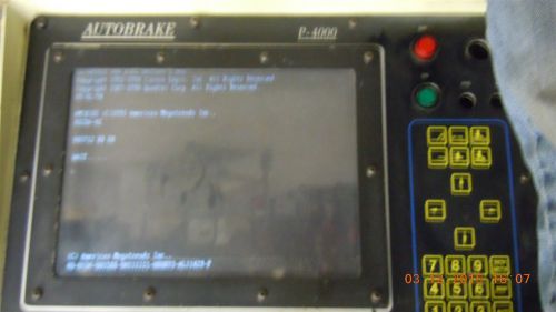 AUTOBRAKE P-4000 CONTROL PANEL