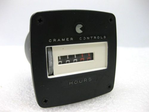 NEW Cramer Controls 633S-A08-R Hour Counter Panel Meter