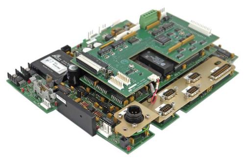 Asyst 3200-1065 Lab PCB Control Servo Circuit Board +3x Daughter Boards PARTS