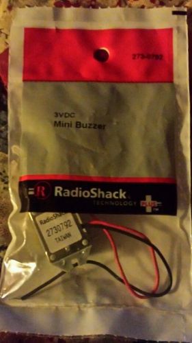 Radio Shack 3VDC Mini Buzzer - New