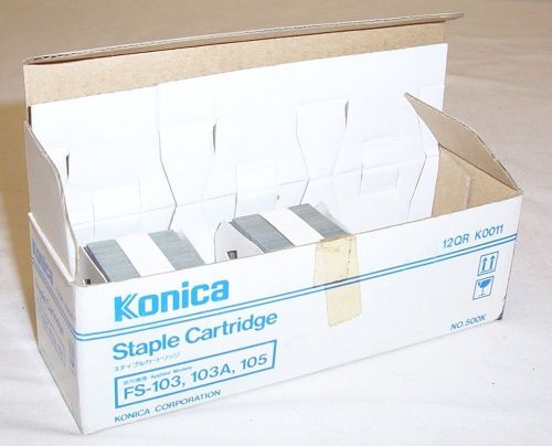 Staple cartridges (2) - Konica 12QR K011 500K for FS-103, FS-103A, FS-105