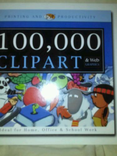 100,000 clipart and web graphics cd for computer