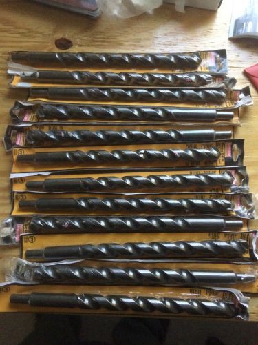 Carbide masonary drill bit 1 inch x 13 inches long 12 piece lot for sale