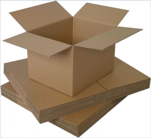 25 pcs-10x10x6 corrugated cardboard packing mailing moving shipping boxes for sale
