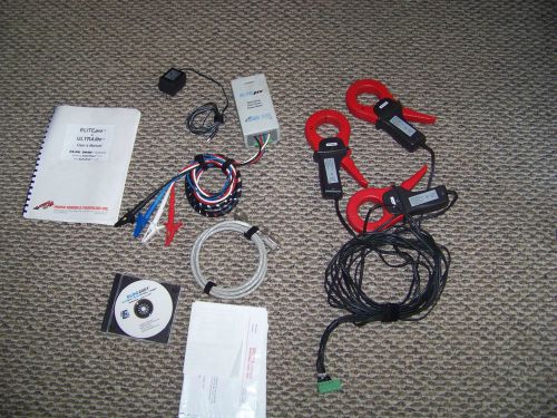 PRO ELITE RECORDING POLY PHASE POWER METER W/ CABLES &amp; MANUAL