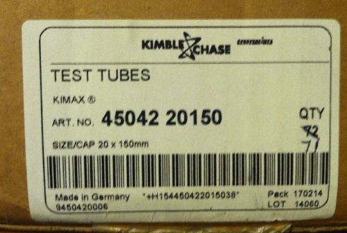 Kimble Chase 45042-20150 Test Tubes Qty 71